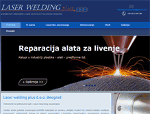 Tablet Screenshot of laserskozavarivanje.com